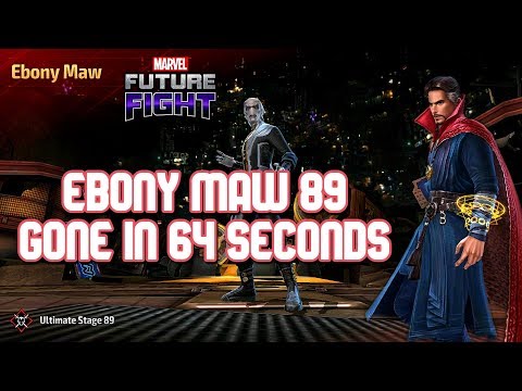 [WBU] EBONY MAW 89 GONE IN 64 SECONDS | MARVEL FUTURE FIGHT