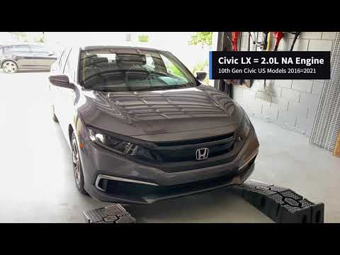 2019 Civic LX Oil Change (applies also for Gen 10th Civic 2016-2021)