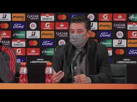 Marcelo Gallardo y Paulo Díaz [Conferencia de prensa - River 4 - Colo-Colo 0]