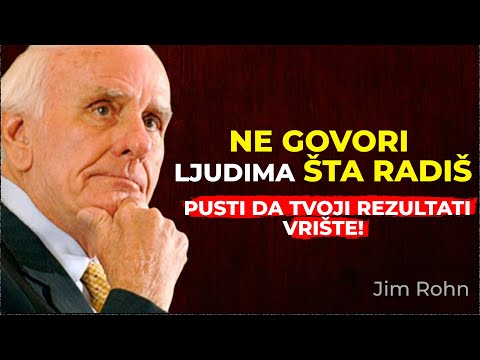Ne govori ljudima šta radiš  Moć tišine – motivacioni govor za uspeh