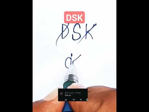 Letter logo DSK 😨😨 | #shorts #short #yshort #yshorts #logo #logodesign #viral #video #love #attitude