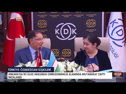 Memorandum of Cooperation signed between the Human Rights Ombudsmen of Uzbekistan and Turkey