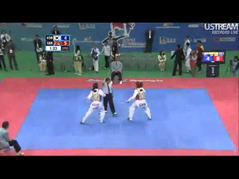 Hwang Kyung-Seon (KOR) v Sarah Stevenson (GBR) | 2011 World Taekwondo Champs