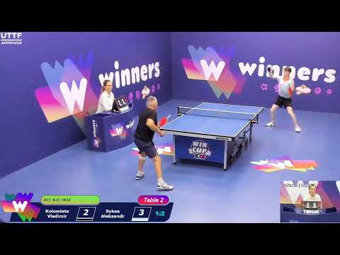 WINners CUP table 2  30.09 Kolomiets Vladimir - Syksa Aleksandr 16:00