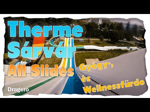 Therme Sárvár Alle Rutschen (Full HD 1080p)