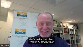 APHA Executive Director Dr. Benjamin speaks with Public Health Association Australia