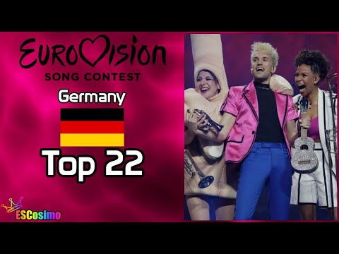 Germany at the Eurovision Song Contest (2000-2021): My Top 22