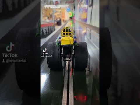 Slot car drag racing in Elkhart,  Illinois #slotcar #becauseracecar #becauseracecar #johndeere