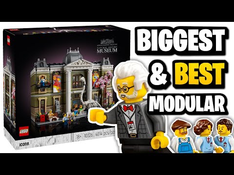 LEGO Natural History Museum OFFICIALLY Revealed - The BIGGEST & BEST Modular?