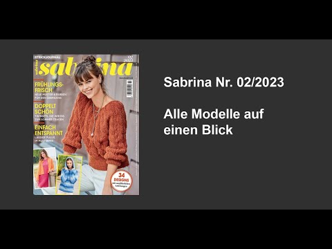 Sabrina Strickjournal Nr. 02/2023 - alle Modelle auf einen Blick