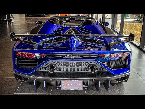 2022 Lamborghini Aventador SVJ Roadster Interior and Exterior Details