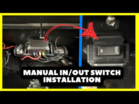 Winch - Manual In-Out Switch Installation On Harbor Freight 12K Winch