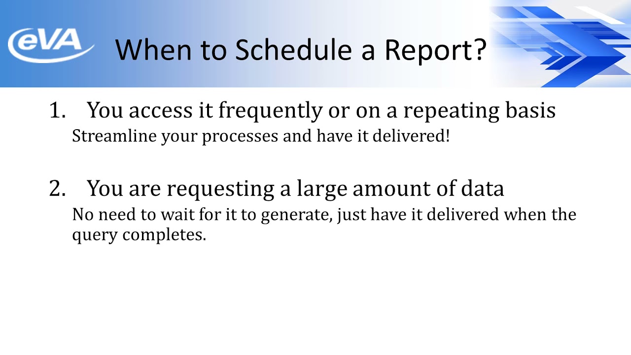 Report & Resource Center 101