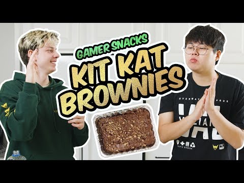 EZ KIT KAT BROWNIES RECIPE- Gamer Snacks with Kariv and Agilities