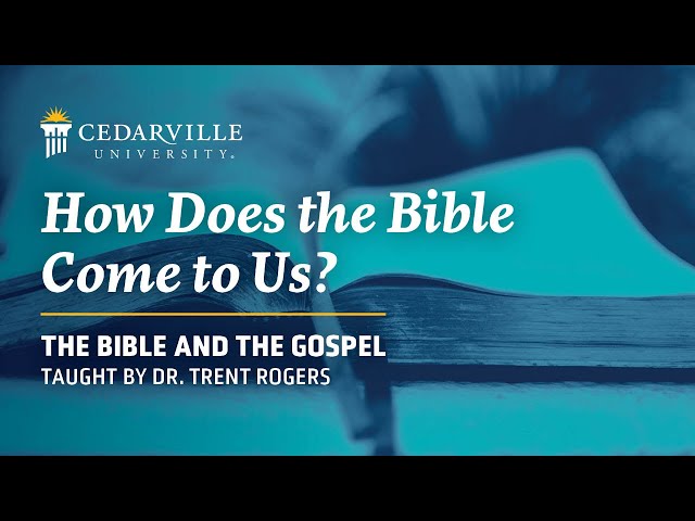 Thumbnail for video titled: Bible and the Gospel | How Does the Bible Come to Us?