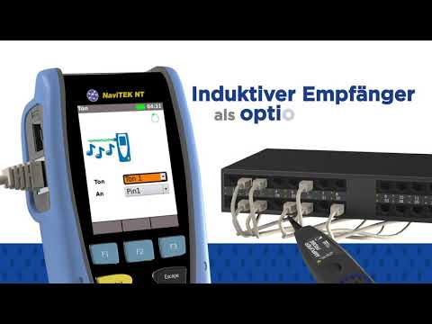 NaviTEK NT Pro Netzwerktester zur Fehlersuche in Kupfer- und Glasfasernetzen