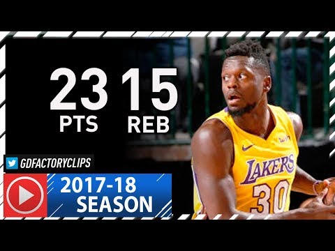 Julius Randle Full Highlights vs Mavericks (2018.01.13) - 23 Pts, 15 Reb, CLUTCH!