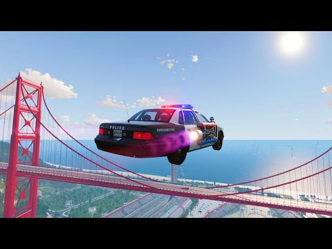 Which Car Can Escape The Car Jump Arena?!? #45  - BeamNG.Drive