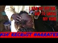 LADY RECRUITS FORCED TO SHAVE THEIR HAIR BEFORE KDF TRAINING STARTS