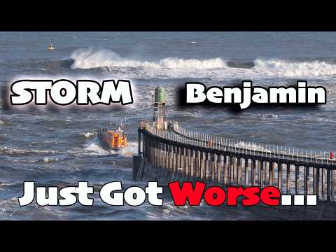 Benjamins Whitby Staycation Runs Into 4 Days - Lifeboat Launch And Sea Anglers Early Start