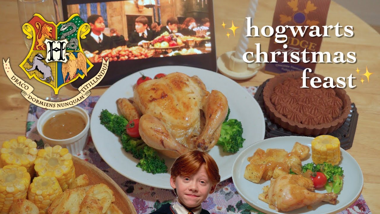 Cozy Christmas VLOG 🎄 Cooking Food from Harry Potter 🪄 Hogwarts Christmas Feast 🍽️ and USJ Osaka ✨