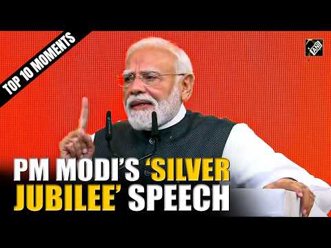 From 1st oath to vision for Viksit Bharat 2047, top 10 moments from PM Modi ‘silver jubilee’ speech