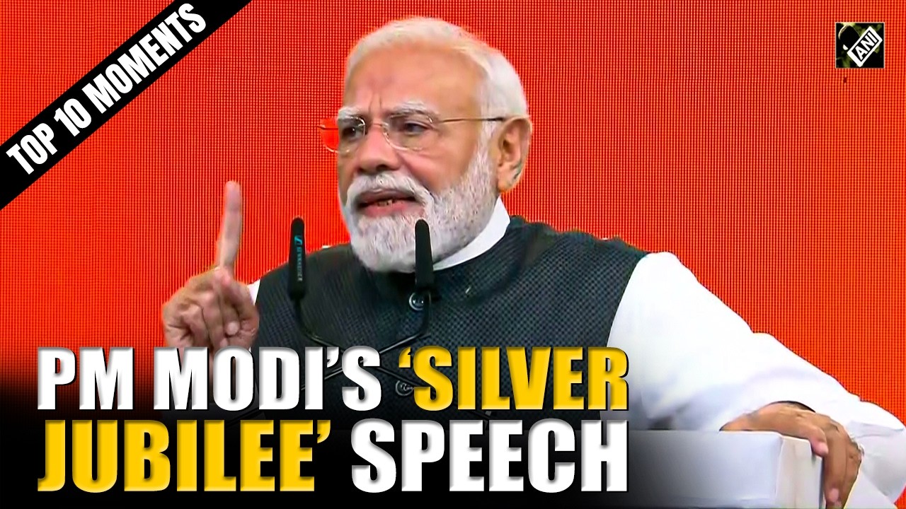From 1st oath to vision for Viksit Bharat 2047, top 10 moments from PM Modi ‘silver jubilee’ speech