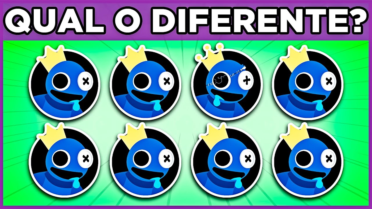 🌈 RAINBOW FRIENDS | 30 MEGA DESAFIOS ((com animações)) Menos de 3% dos fãs acertam todos #quiz