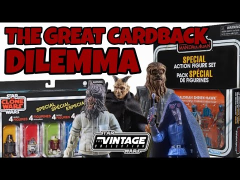 TVC & THE GREAT CARDBACK DILEMMA - HASBRO STAR WARS VINTAGE COLLECTION