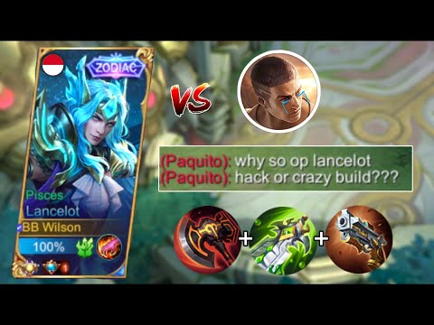 SAVAGE BUILD!! | GOD MODE LANCELOT IN THIS NEW BEST BUILD & EMBLEM SET 🔥 | TOP 1 LANCELOT GAMEPLAY