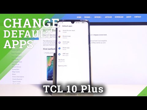 How to Enter Apps Settings in TCL 10 Plus – Default Apps Changing