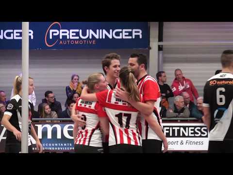 Fortuna Delta Logistiek tegen KCC op 2 december 2017. Doelpunten Fortuna.