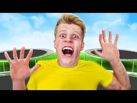 I Learned 24 Trampoline Tricks In 24 Hours!