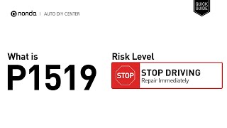 Reparación efectiva y code p1519 Honda