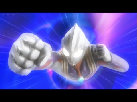 Superior 8 Ultraman Brothers - Daigo transforms into Ultraman Tiga