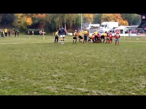2016 10 22 PYRF TATRA Rugby U10 Slavia Nosorožci vs Dresden pětka týdně 2