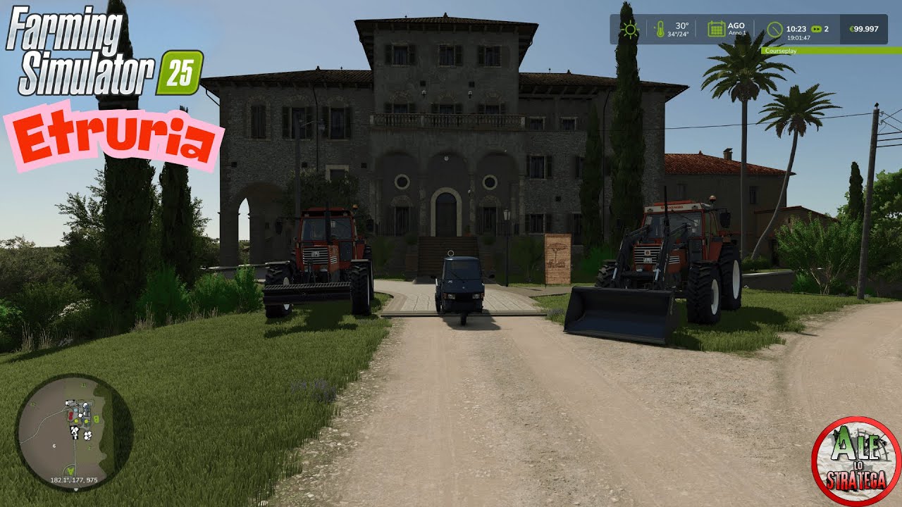 LORE PARTITA ED IMPOSTAZIONI || FARMING SIMULATOR 25 gameplay ITA || ETRURIA PRESENTAZIONE FARM