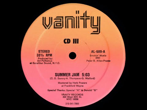 CD III - Summer Jam - Vocal '84 (?)