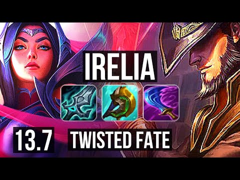 IRELIA vs TF (MID) | 72% winrate, 7/1/2 | KR Master | 13.7