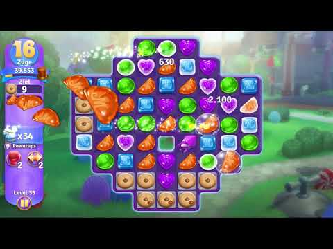 Wonka's World of Candy Level 35 no booster [Gameplay Walkthrough] [Zynga]