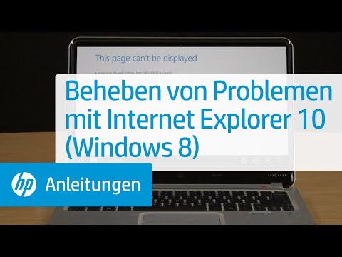 Beheben von Problemen mit Internet Explorer 10 (Windows 8)