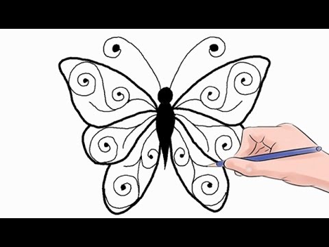How to Draw a Butterfly Easy Step by Step