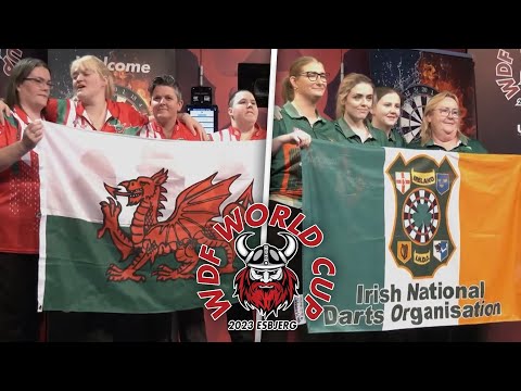 Womens Team Final Wales v Ireland - WDF World Cup 2023 from Esbjerg Denmark Day 5 morning