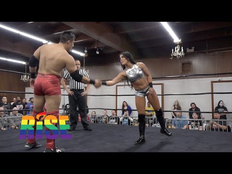Tessa Blanchard vs. Jake Atlas from Early to RISE - A Berwyn Adventure