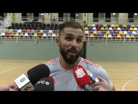 Rafa Usín: "Queremos seguir avanzando para el Mundial"