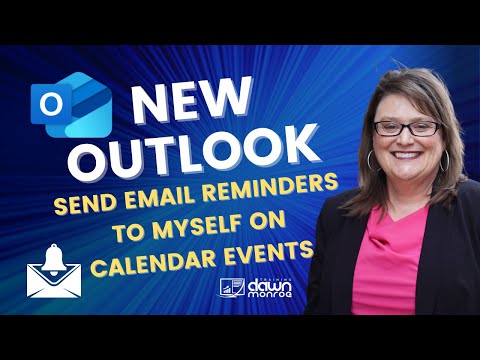 Set Email Reminders on an Event for Myself | Microsoft Outlook NEW