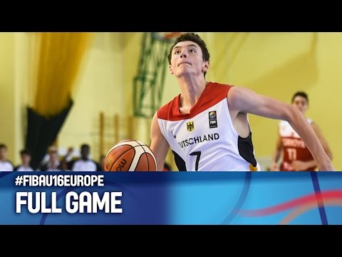 Germany v Sweden - Full Game - CL 9-12 - FIBA U16 European Championship 2016