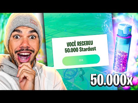 A NIANTIC DEU 50.000 DE STARDUST - POKEMON GO | Cris |