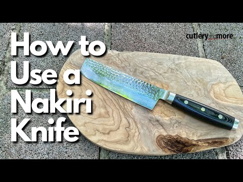 How to Use a Nakiri | The Vegetable Knife!