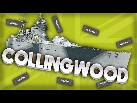 Collingwood is a PAPER cannon in World of Warships Legends